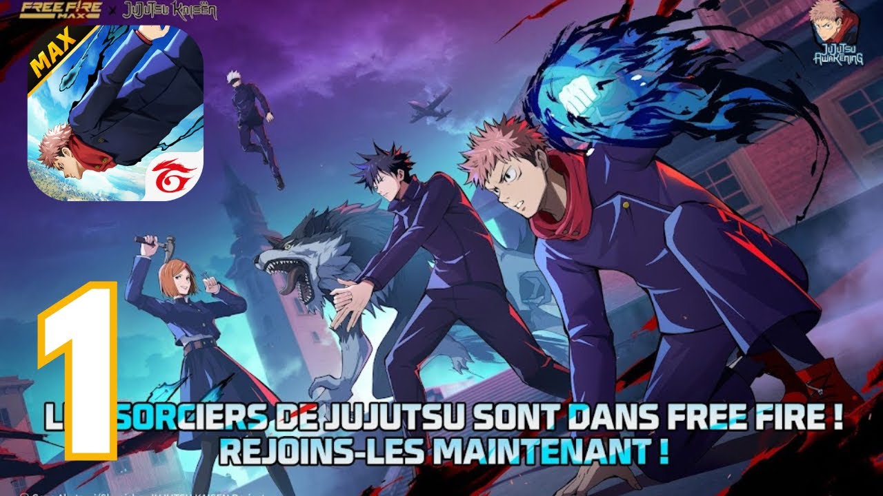 Free Fire MAX x JUJUTSU KAISEN - gameplay partie 1