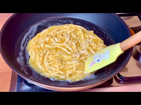 Лаваш и 2 яйца! Всего 2 ингредиента! Быстрый завтрак из простых продуктов за 5 минут! Вкусный рецепт