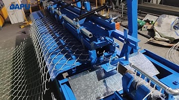 DAPU Automatic Chain Link Fence Machine | High-Speed and Durable Fence Production