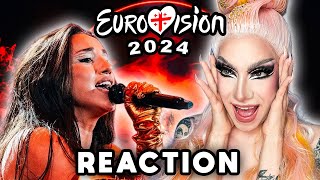 Nutsa Buzaladze - Firefighter (LIVE) | Georgia 🇬🇪 | Reacting to Eurovision 2024