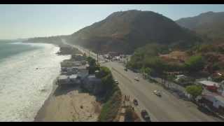 DJI Inspire 1 - Malibu Beach Flyover in 4K