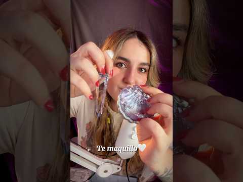 Te maquillo 🤍 #asmr