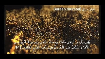 الشيخ مشاري العفاسي # سورة هود يابني اركب معنا#
