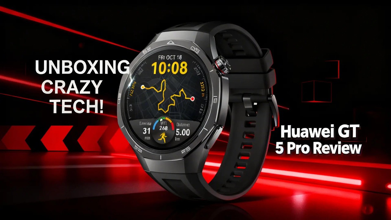 THE TITANIUM BEAST! 🔋 Huawei GT 5 Pro Unboxing & Hands On