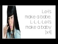 Nicki Minaj-Let's Make A Baby Lyrix Mp3