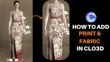 How To Add Fabric Prints in Clo3D Fast and Easy!
