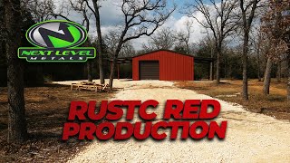 Rustic Red Panel Production | Next Level Metal Sales