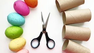 Top 3 Craft Ideas for Easter 2024 Decoration 🐣 Toilet Paper Rolls Crafts / Super Easy DIY Tutorials