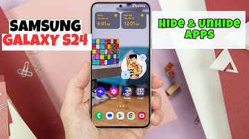 Hide & Unhide Apps Samsung Galaxy S24
