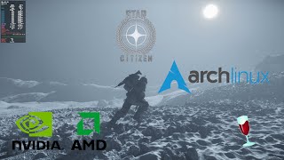 Star Citizen 3.17.2 on Arch Linux GTX 1080 | DXVK | Proton | Lutris | FSR