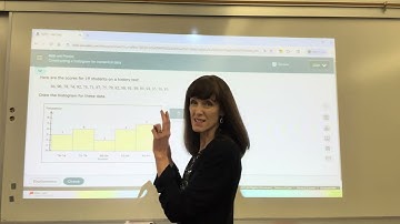 ALEKS: Constructing a Histogram for Numerical Data (AP/IB/CE/College Chemistry Lab Skills)