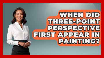 When Did Three-point Perspective First Appear In Painting? - Firsts of the World