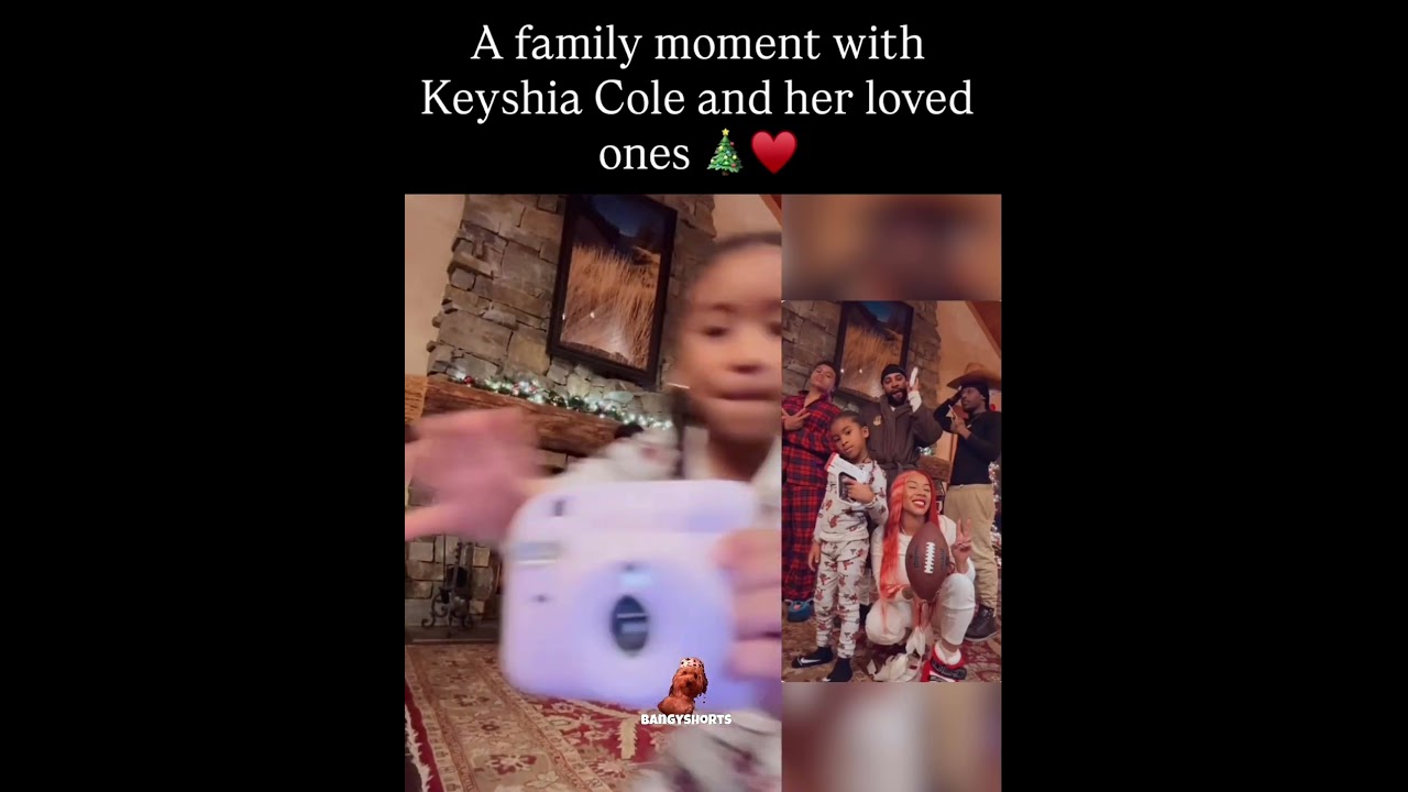 Семейный момент с Кейшией Коул и ее близкими 🎄♥️