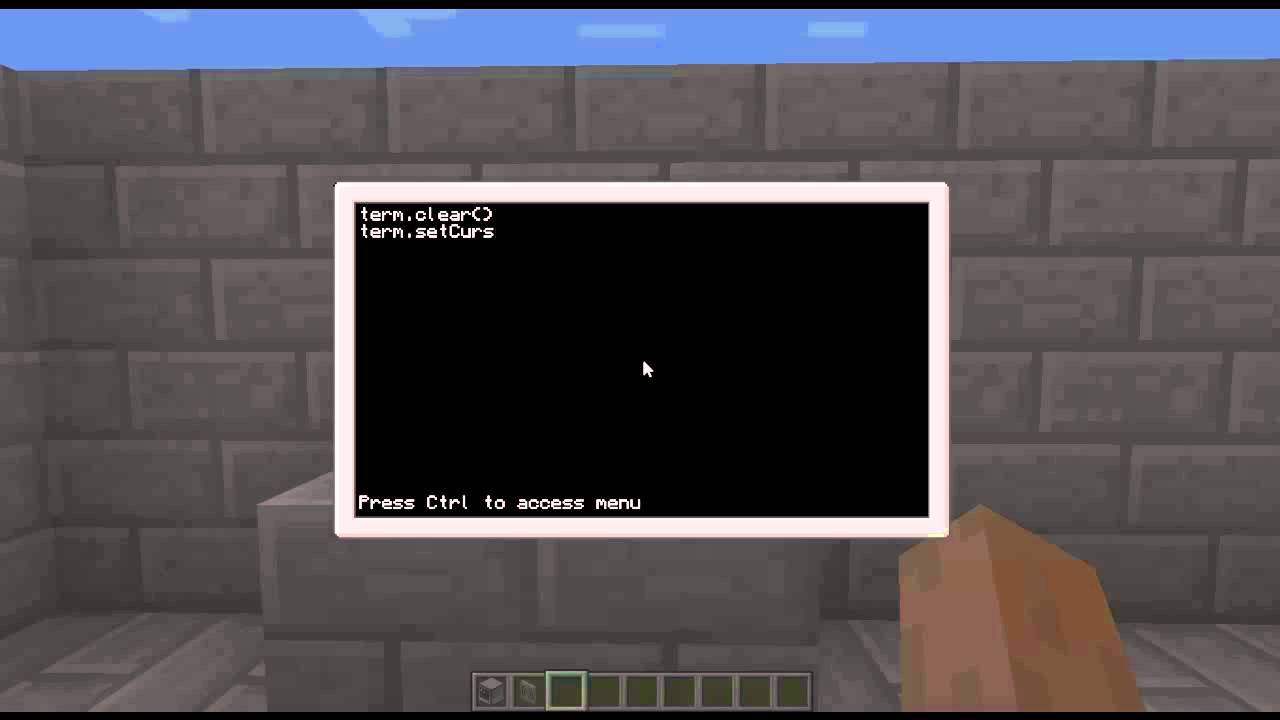 CMT -- ComputerCraft Part 2 - YouTube