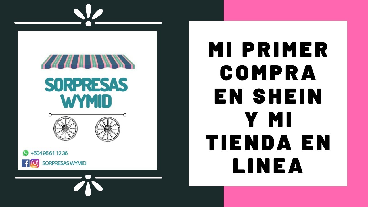 MI PRIMER COMPRA EN SHEIN / MI TIENDA EN LÍNEA. (SORPRESAS WYMID) - YouTube