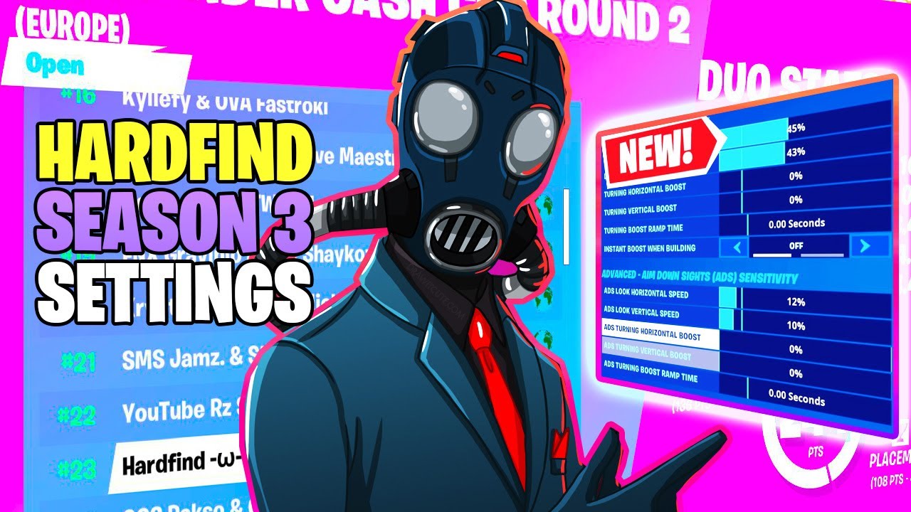 Hardfind Season 3 Settings