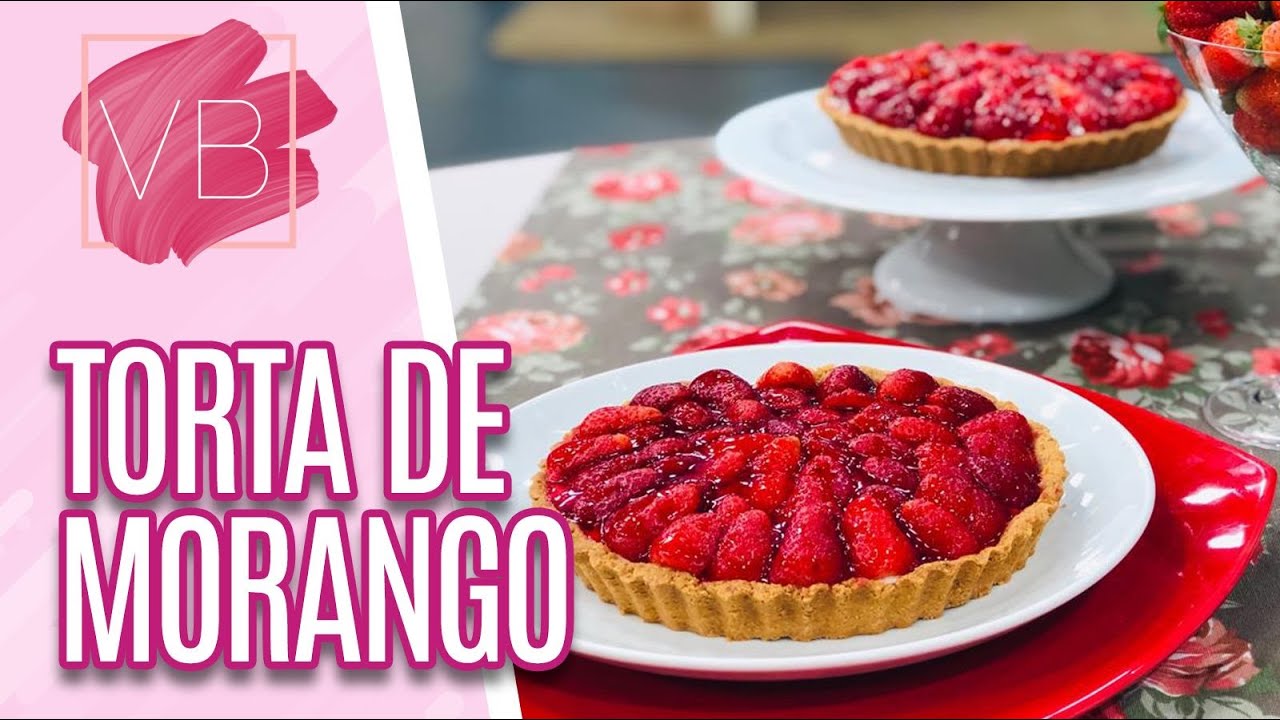 Parece, mas não é | Torta de Morango lowcarb - Você Bonita (12/11/19)