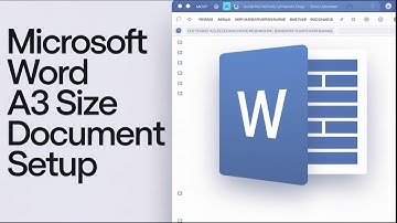 Microsoft Word - A3 Size Document Setup [Tutorial]
