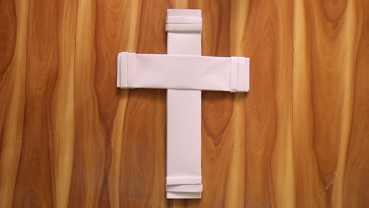 How to Make a Beautiful Paper Cross | Easy DIY Church Craft