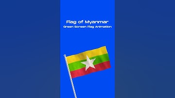 Myanmar 🇲🇲 Flag Animation! #animation #myanmar #flag