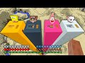 I found SUPER LONG HOUSE OF TALKING TOM ANGELA AND SPONGEBOB PATRICK in Minecraft - Gameplay