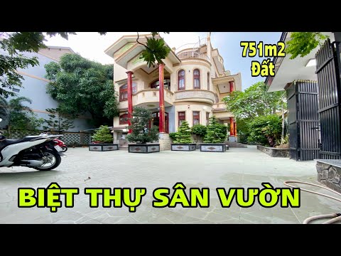 Video Biệt Thự Sân Vườn 2 Lầu 751m2 đất . Chú Quang đi định... - youtube