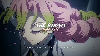 she knows 「ne-yo, juicy j, t-pain」 |  edit audio (collab with @itsshadowedits)