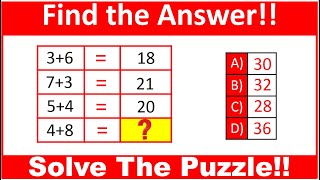 Are You Math Genius ? Check by solving this | Brain Puzzle#21 Think and Answer|Math Question screenshot 5