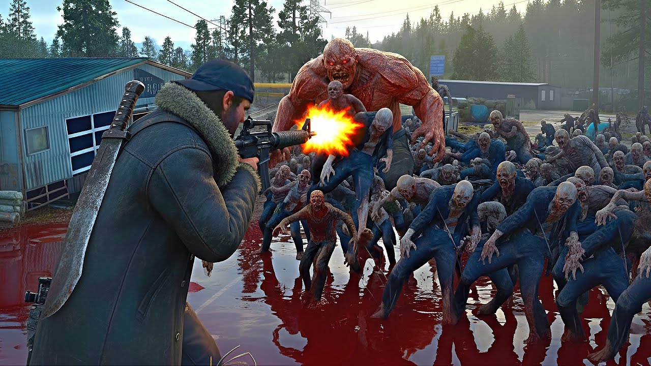 Days Gone Remastered | Best Big Zombie Horde Combat Moments & Brutal Kills | Gameplay (PC)