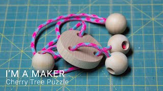 How to make: Cherry Tree Puzzle with Paracord #fathersday