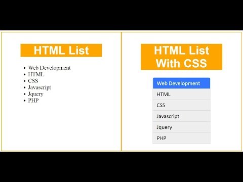 Html list style with css 3 | web zone