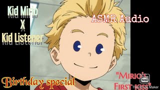 Kid Mirio x Kid Listener [Mirio's birthday] [First kiss] [Hugs] [The new student (Listener)]