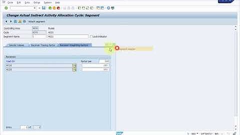 SAP CO Period End Closing   Allocation Indirect Activity Allocation KSC5