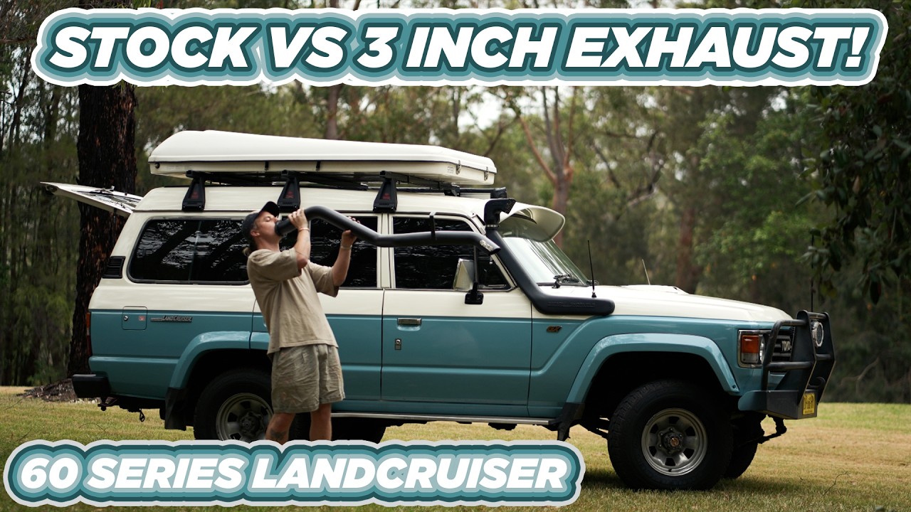 STOCK VS 3 INCH EXHAUST INSTALL COMPARISON LANDCRUISER YouTube stock-vs-3-inch-exhaust-install-comparison-landcruiser-youtube