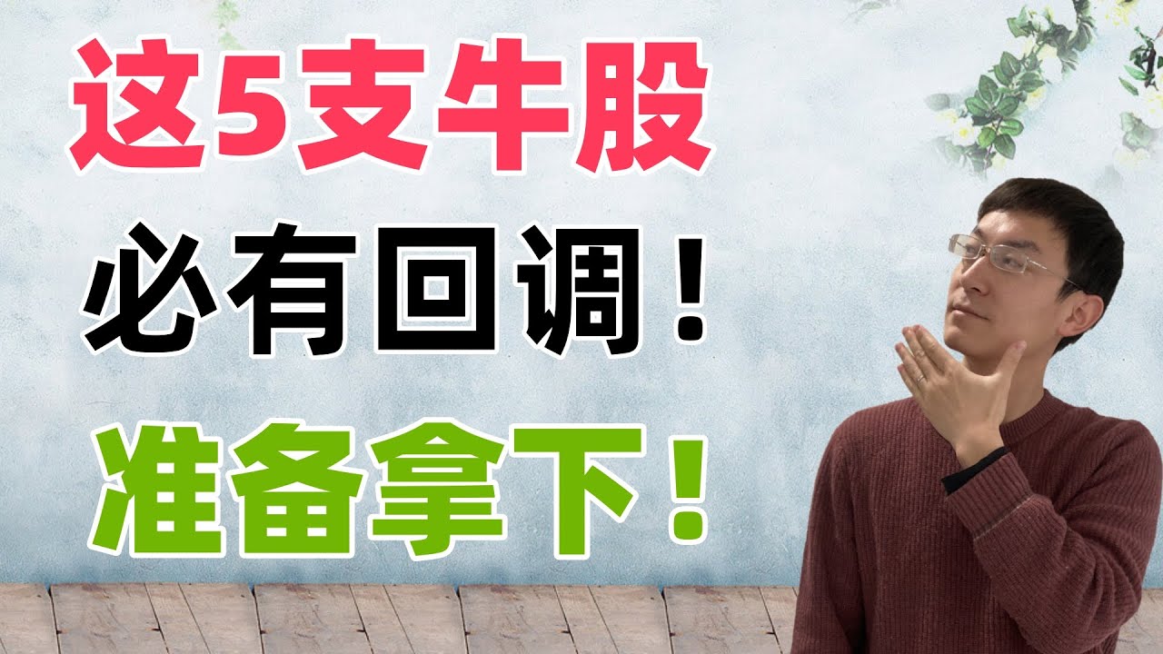 $200,000投资挑战：这5支牛股！必有回调！准备买入