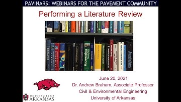 NOTE: there is a New 2025 Pavinar available for Literature Reviews