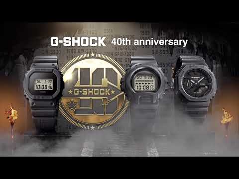 G-SHOCK 40th Anniversary Remaster Black Series - DWE5657RE-1, DW6640RE-1,  GA2140RE-1A