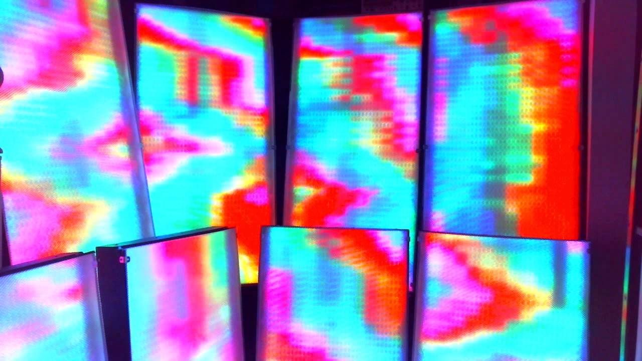 LED Wall test YouTube