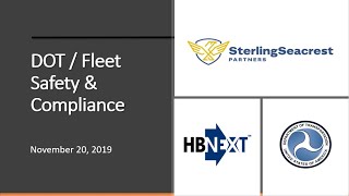 Understanding My Company's FMCSA/CSA Score Breakfast, 11/20/19