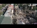 Ermenistan'ın Saldırdığı Gence'de Yıkımın Boyutu Drone ile Kuşbakışı Böyle Görüntülendi