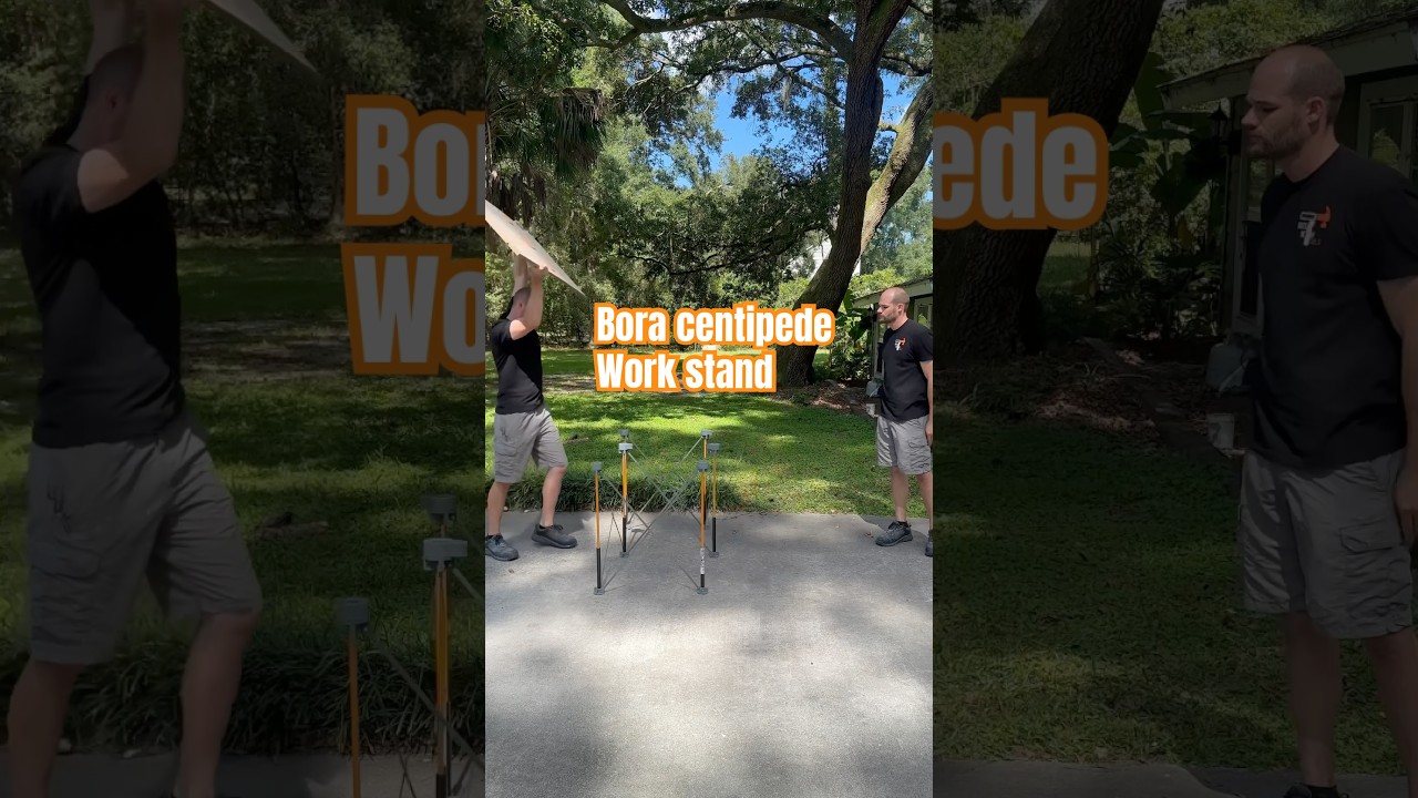 Check out The Bora Centipede work stand and T-Track Table Top. ￼