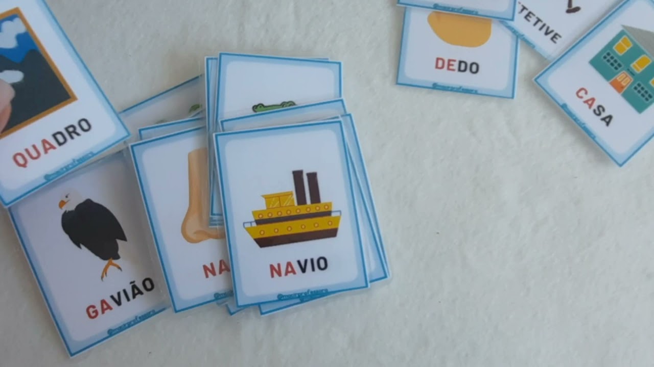 2 em 1 - Jogo da Memória da Sílaba Inicial e Juntando Pares