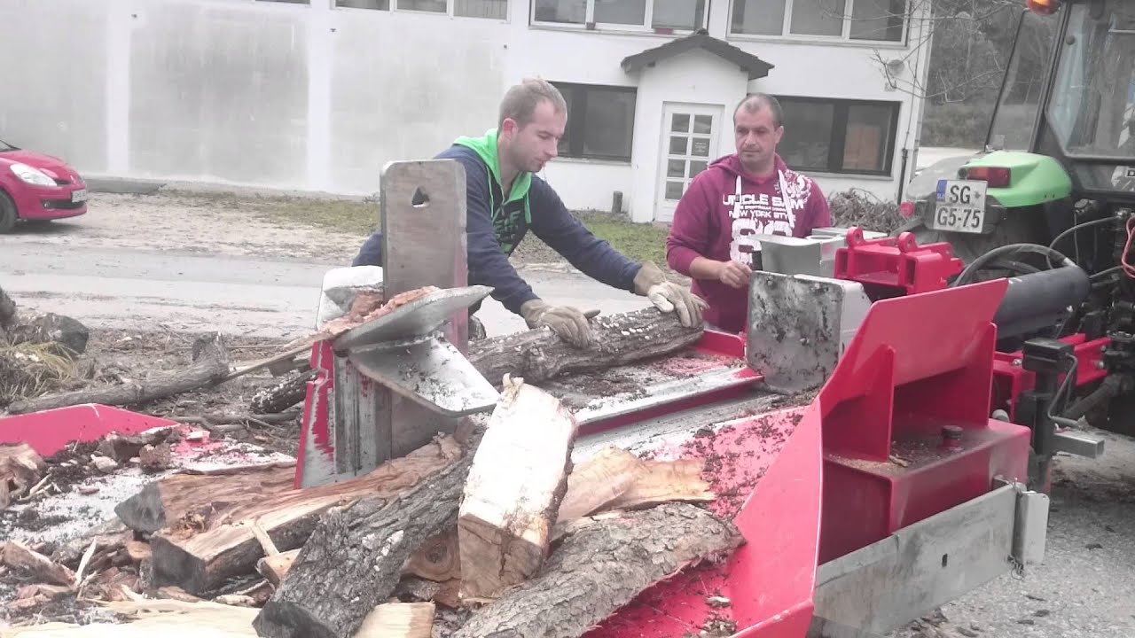 Hidraulicni cjepac lezeci lancman le32