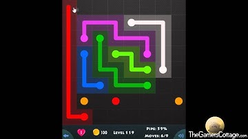 Flow Game Level - 269 [8x8] Basic Pack Connect the Dots