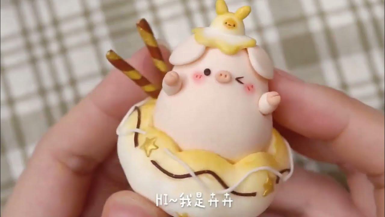 Nặn con HEO  siêu dễ thương bằng đất sét tự khô|Clay Art 2021 ...