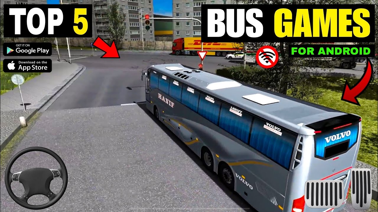 Exploring TOP 5 BUS SIMULATOR GAMES : For Android