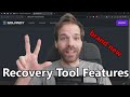 Powerful features of the recovery tool  apr 2nd 24
