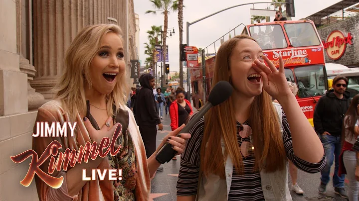 Guest Host Jennifer Lawrence Surprises People on H...