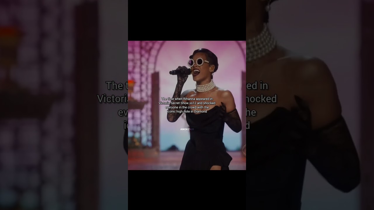 The craziest performance of Rihanna at Victoria Secret Fashion Show #rihanna #trending
