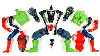 AVENGERS TOYS ASSEMBLE HULK SMASH VS SIREN HEAD VS VENOM CARNAGE VS SPIDERMAN